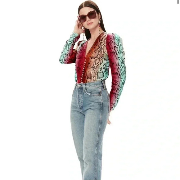 AFRM snake print bodysuit - Picture 2 of 11